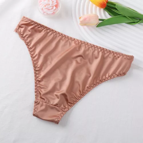 Damen-Slips Spitze Satin Seide Höschen Dessous nahtlos Unterwäsche Tanga Slips P - Bild 9 von 29