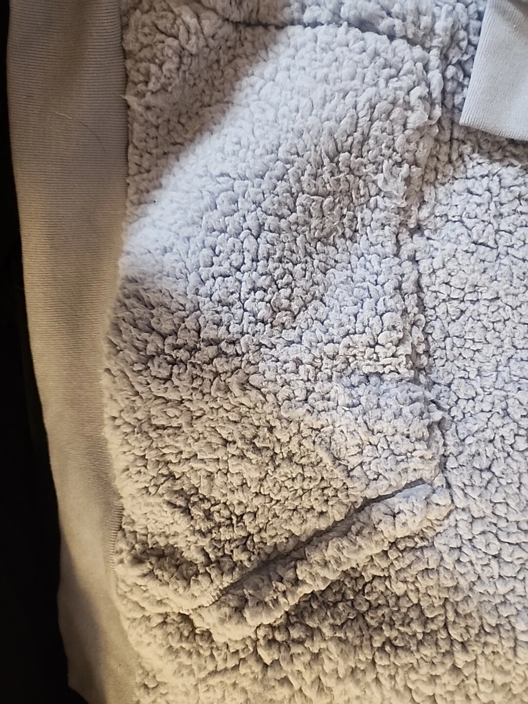 UNDERCOVER Felpa con cappuccio Victoria’s Secret ROSA Sherpa Fuzzy nuova con etichette taglia media BLU