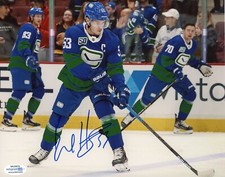 Vancouver Canucks Bo Horvat Signed Autographed 8x10 NHL Photo ACOA #C2