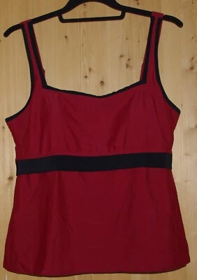 haut de tankini bordeaux noir blancheporte 50 - Photo 1/4
