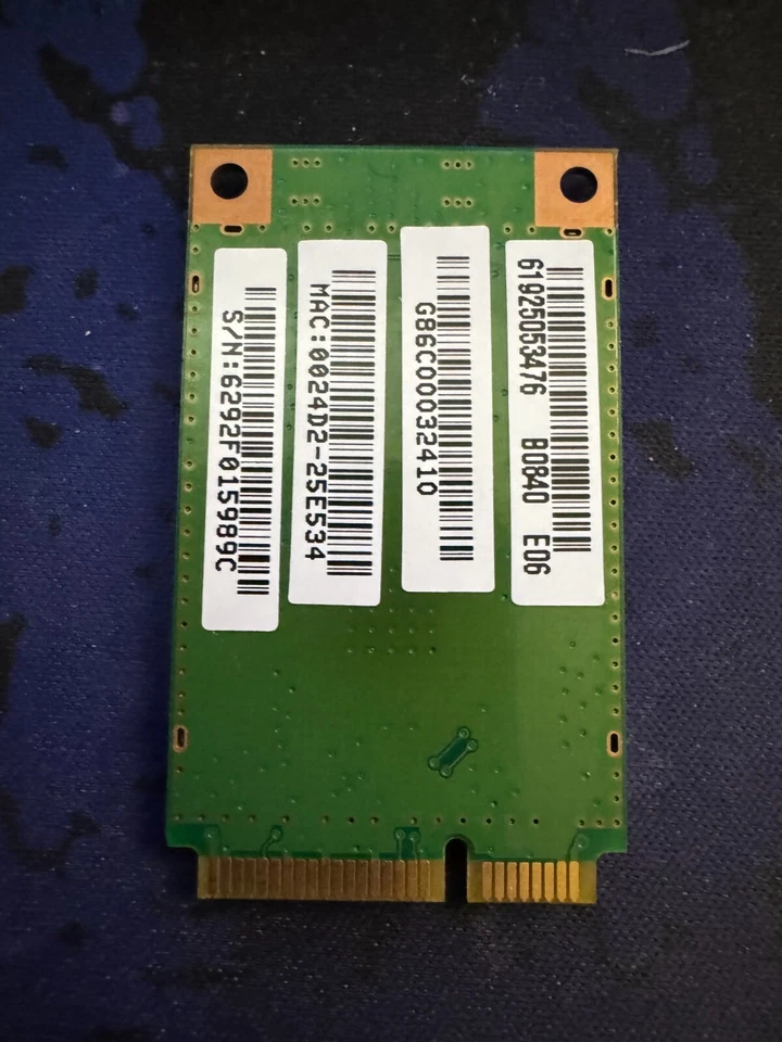 HP Toshiba Atheros AR5BXB63 Mini PCIe WIFI card 802.11b/g 459339-001 - Image 2 of 2