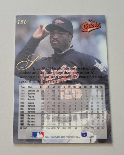 1993 Flair Baseball MLB Trading Cards #1-200 U-Pick/Complete Your Set - Picture 165 of 211