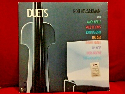 ROB WASSERMAN Duets RARE PROMO Audiophile LP pressed on KM Premium Virgin Vinyl
