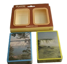 Playing Cards NIAGARA FALLS The U.S. Playing Card Co. SEALED Vintage Double Deck