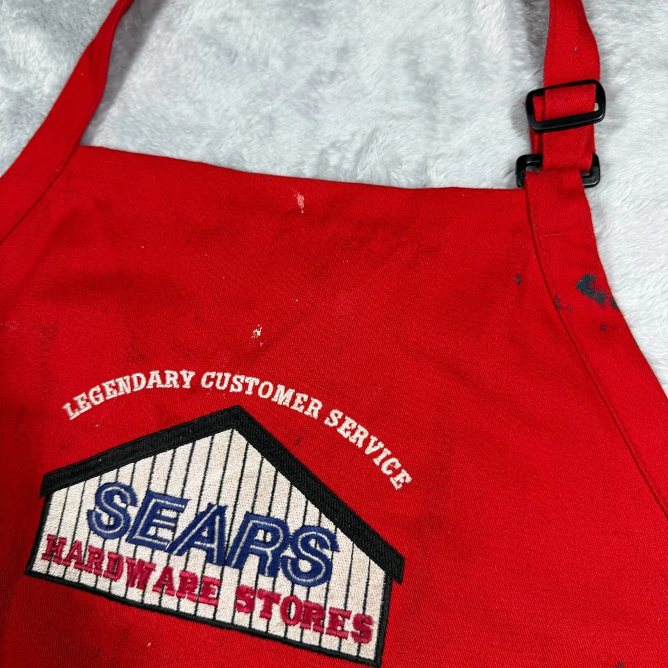 Vintage Sears Hardware Stores Employee Apron Embroidered Costume Prop - Image 3 of 4