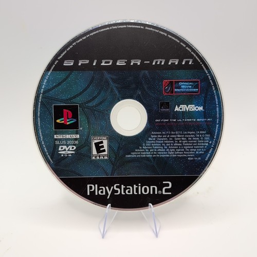 Spider-Man (Sony PlayStation 2 PS2) - Disc ONLY, TESTED AND WORKING