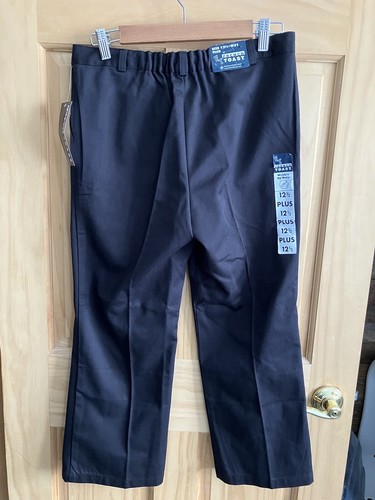 French Toast Girls 12.5 Plus School Uniform Bootleg Pants Black NWT - Picture 2 of 11