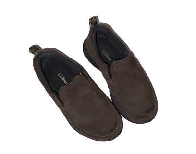 LL Bean Kids Slip On Walking Shoes Brown Suede Size 12 | eBay