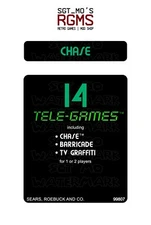 Atari 2600/Sears Tele-Games Replacement Label -  Chase