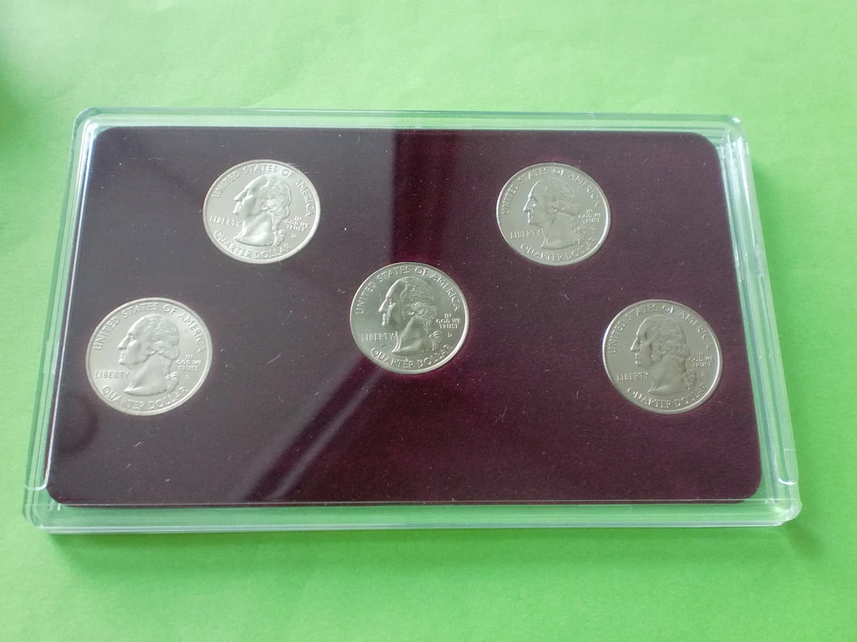 2001 US States Quarters Commemorative, Denver Mint Edition, 5 coins - Image 2 of 4