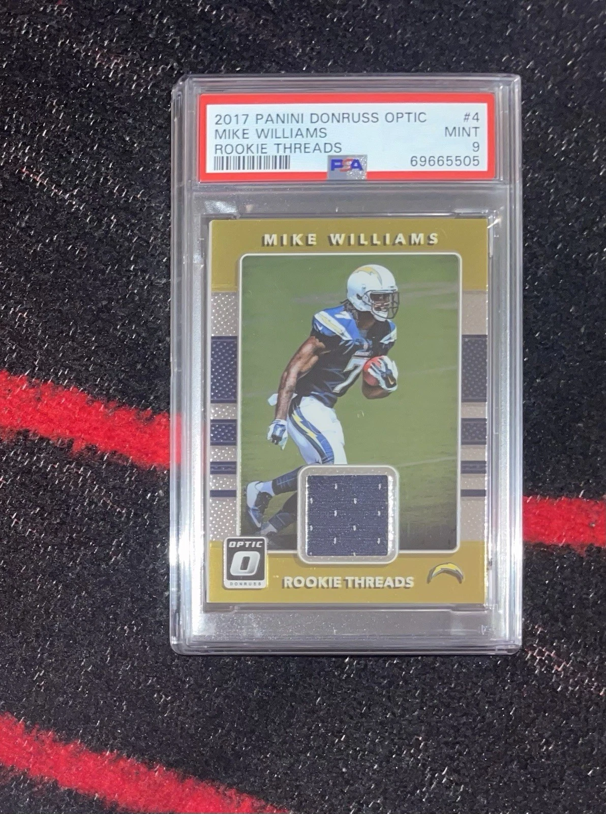 Mike Williams Panini Donruss Optic Rookie Threads #4 Base