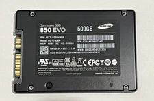 Samsung 850 EVO 500GB SATA III SSD - Health Status Good 99%