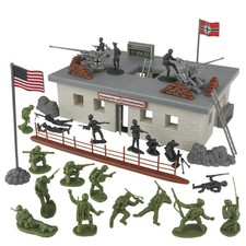 BMC WW2 Secret Stronghold - 36pc Medium, Od Green / Gray / Brown / Black