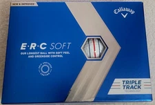 NEW Callaway ERC SOFT Triple Track 2023 Golf Balls White 1 Dozen 