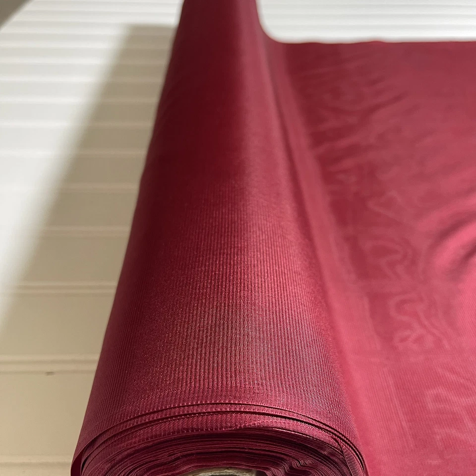 SILK MAROON FABRIC 10 Yards x 22 Inches Wide or 360 Inches x 22 Wide - Image 2 of 4