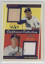 2016 Topps Heritage 12/67 Joc Pederson Yasiel Puig #CCDR-PP b8h