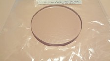 CLEAR GLASS MICROSCOPE STAGE PLATE 76MM DIAM X 6MM THICK  NEW 
