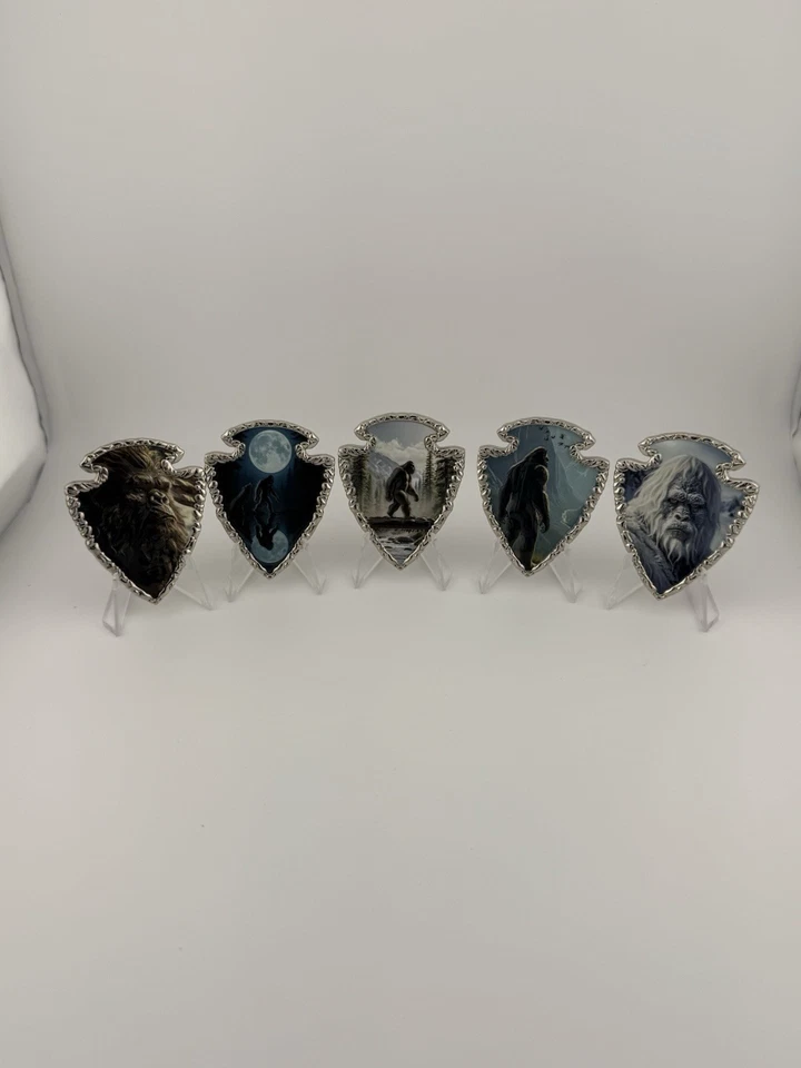 National Park Service Bigfoot Series Full Set! Nickel Plating!! Challenge Coins! - Image 2 of 2