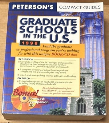 Peterson's Compact Guides : Graduate Schools in the U.S. 1998 (PAPERBACK, GOOD)