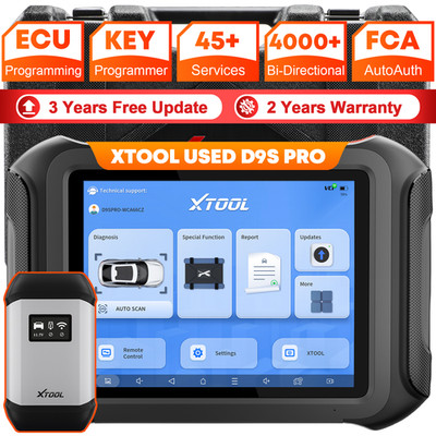 2025 USED XTOOL D9S PRO All System Diagnostic Scanner E.CU Key Programming Tool