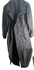 Donnybrook Black Double Breasted Wool Blend Long Coat Women's Size 4 AS-IS