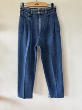 VINTAGE Calvin Klein Women Jeans 8 Blue Sport Mom USA Light Wash High Rise