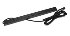 12 Outlet Relocatable Power Tap Electric Heavy Duty Mountable Surge Protector