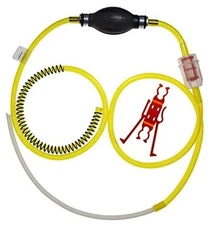 ﻿ Fuel Transfer Pump - 6 Ft Siphon Pump for Gas, Water, Oil, & Fluid, Manual 
