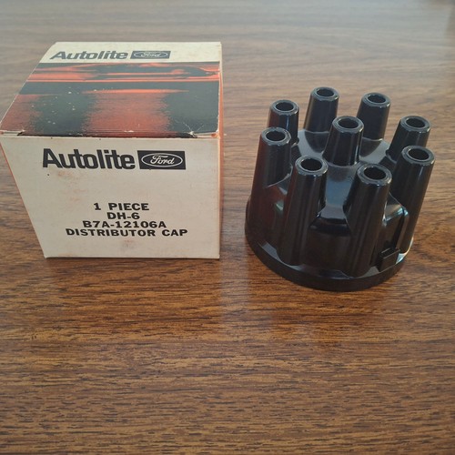 NOS FORD / MERCURY B7A-12106-A DISTRIBUTOR CAP MUSTANG / GALAXIE / FALCON DH-6