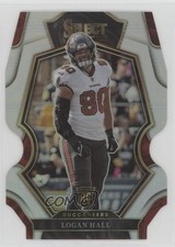 2022 Panini Select Premier Level Silver Prizm Die-Cut Logan Hall #193 2l4