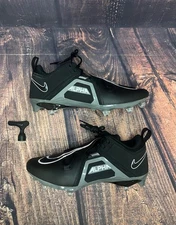 Nike ALPHA MENACE PRO 3 Low Football Stud Cleats FN3139-001 Sz 13.5 Wide New