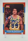 CHEVY CHASE Signed Auto Fletch 1986 Fleer Basketball Style Trading Card SWAU