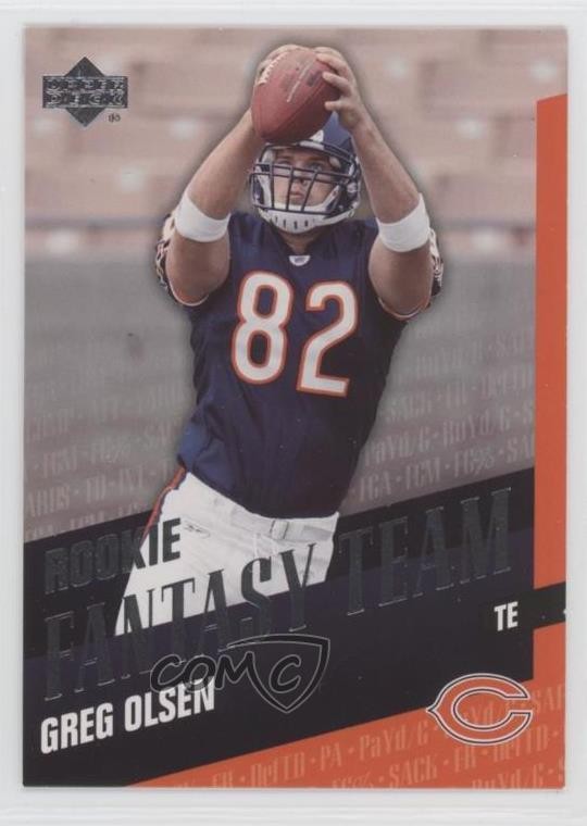 2007 Upper Deck Rookie Fantasy Team Greg Olsen #RFT-GO RC 2u3