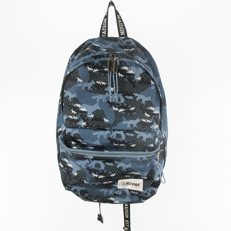 MAISON KITSUNE EASTPAK East Pack Mochila Mochila Azul Marino Todo Patrón