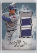 2015 Topps Triple Threads Unity Single Jumbo Relics Sapphire /3 Mike Olt a2v