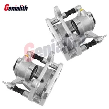 Rear Disc Brake Calipers w/ Brackets Assembly Kit for 2014 - 2021 Jeep Cherokee