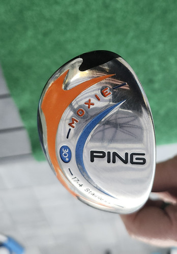 Junior Ping Moxie Y Flex Graphite Shaft 30* Hybrid 17.4 Stainless Golf Club RH