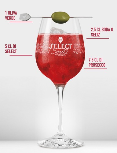** 6 X CALICI SELECT SPRITZ ORIGINALE BICCHIERE CRISTALLERIA 43 CL + 6 STUZZICAD - Foto 2 di 2