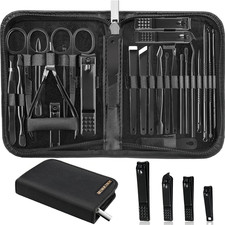 Manicure Set Professional Nail Clipper Kit-26 Pieces Stainless Steel Manicure Ki