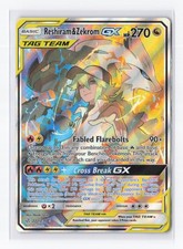 Reshiram & Zekrom GX (Full Art) 222/236 Sm-Cosmic Eclipse Holo NM/Mint on eBay
