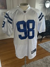 NFL Reebok On Field Robert Mathis Indianapolis Colts HOF Stitched Jersey sz 48