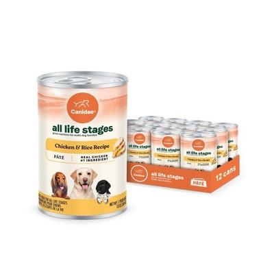 Canidae All Life Stages Premium Wet Dog Food for All Breeds, All Ages, Chicke...