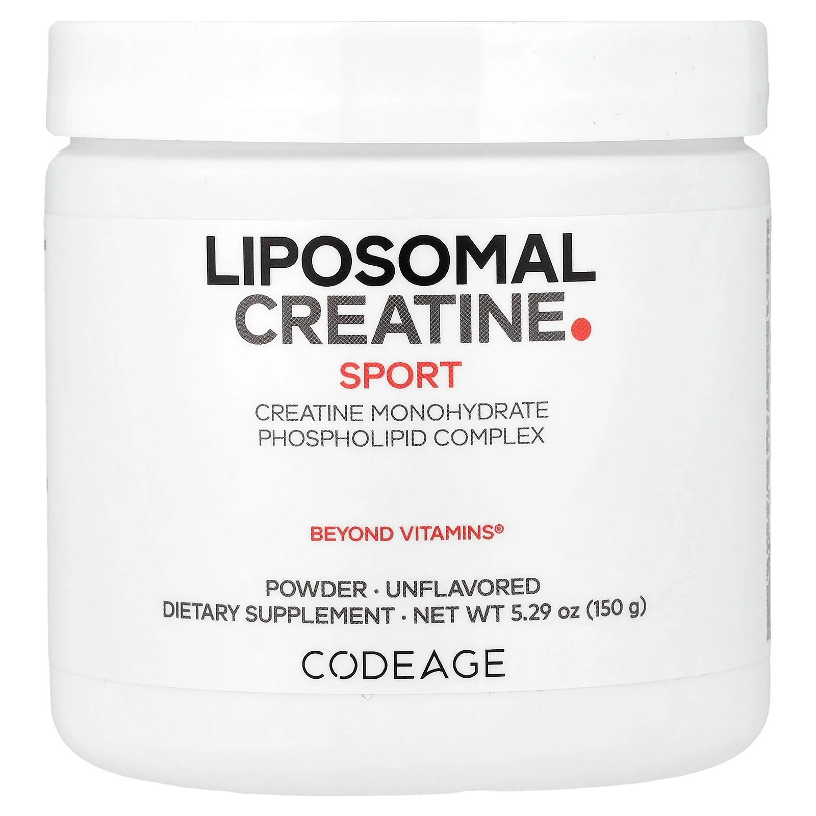 Sport, Liposomal Creatine Powder, Unflavored, 5.29 oz (150 g)