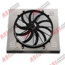 For 1949 1950 Plymouth Suburban Special Deluxe L6 Shroud+Electric Fan+Relay 3.6L