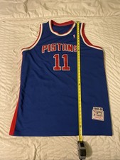 Isiah Thomas # 11 Basketball Jersey Detroit Pistons Hardwood Classics 1988-89
