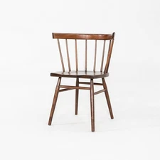 1949 George Nakashima for Knoll N19 Straight Chair in Walnut, Freshly Refinished