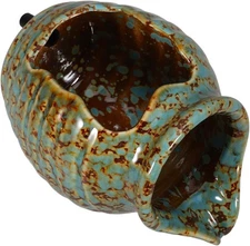 Ceramic Pot Tabletop Water Fountain Indoor Outdoor Decorative Fish Bowl Garden P