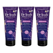 Dr Teal's - Sleep Blend Body Lotion 8 oz - Lavender Melatonin 3 Pack