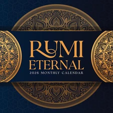 Rumi Eternal 2026 Calendar | 2026 Wall Calendar | Monthly Planner | Planner 2026