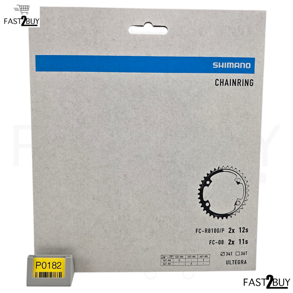 Shimano FC-R8100 Kettenblatt 34T Ultegra 12-Fach Chainring 2X 12S-image